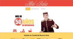 Desktop Screenshot of hotelbahia-bsas.com